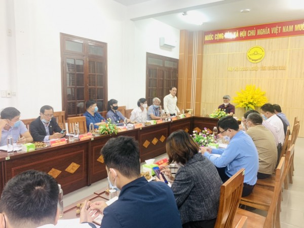 HIỆP HỘI DOANH NGHIỆP TỈNH QUẢNG NAM TỔ CHỨC TIẾP DOANH NGHIỆP ĐỊNH KỲ THÁNG 11 NĂM 2021