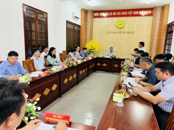 HIỆP HỘI DOANH NGHIỆP TỈNH QUẢNG NAM TỔ CHỨC TIẾP DOANH NGHIỆP ĐỊNH KỲ THÁNG 10 NĂM 2022