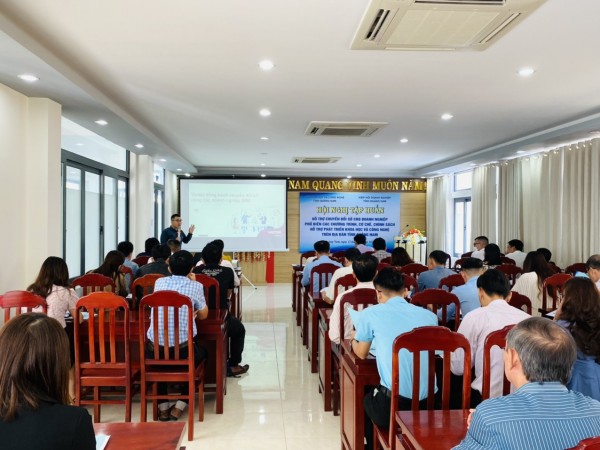 HIỆP HỘI DOANH NGHIỆP TỈNH QUẢNG NAM TỔ CHỨC HỘI NGHỊ CHUYỂN ĐỐI SỐ DOANH NGHIỆP
