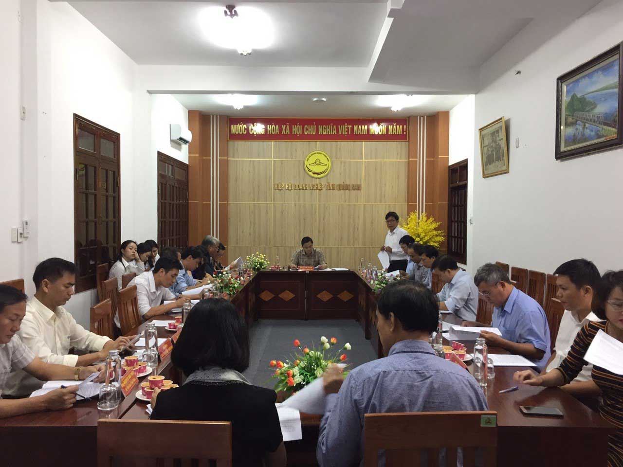 HIÊP HỘI DOANH NGHIỆP TỈNH TIẾP DOANH NGHIỆP ĐỊNH KỲ NGÀY 5/11/2019