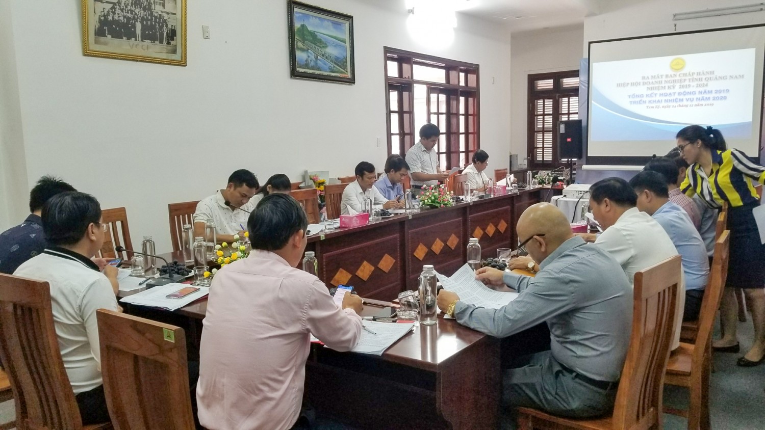 Hiệp hội Doanh nghiệp tỉnh Họp báo cáo công tác cuối năm 2019 và phương hướng nhiệm vụ năm 2020 đồng thời tổ chức tập huấn Khảo sát DDCI 2019