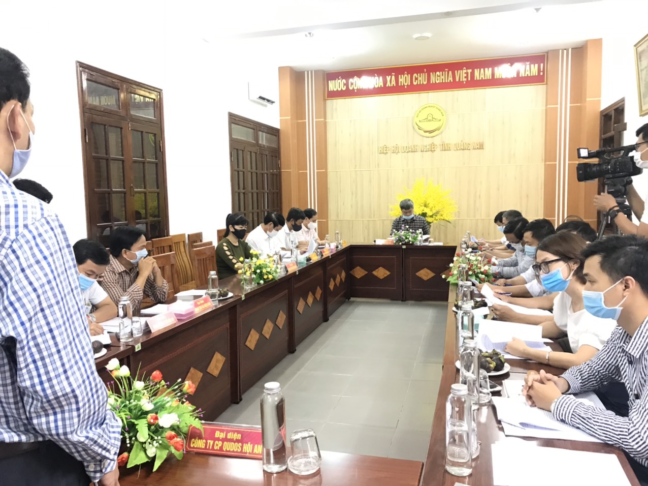 HIỆP HỘI DOANH NGHIỆP TỈNH QUẢNG NAM TỔ CHỨC TIẾP NGHIỆP ĐỊNH KỲ THÁNG 7 NĂM 2021