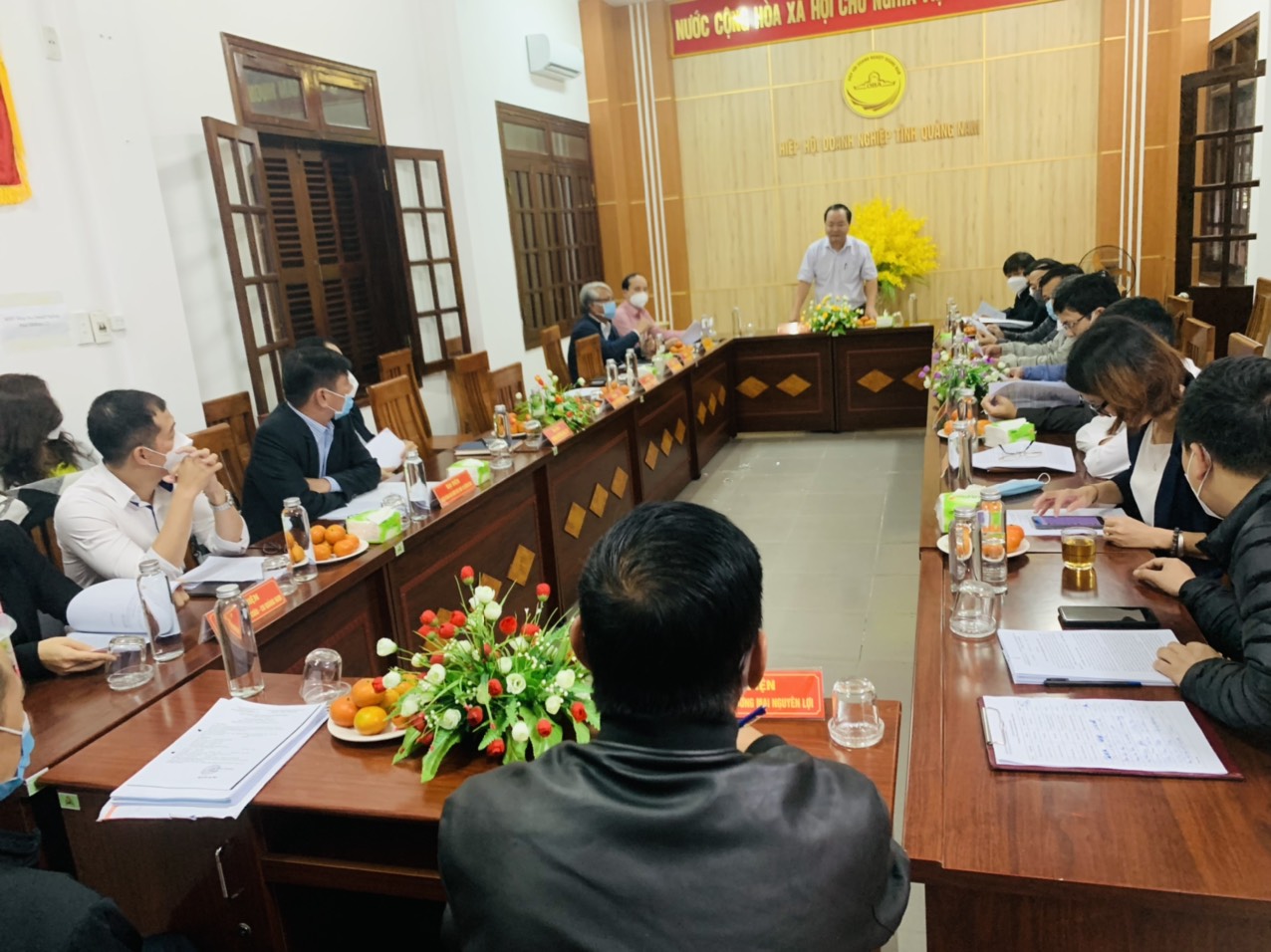 HIỆP HỘI DOANH NGHIỆP TỈNH QUẢNG NAM TỔ CHỨC TIẾP DOANH NGHIỆP ĐỊNH KỲ THÁNG 12 NĂM 2021