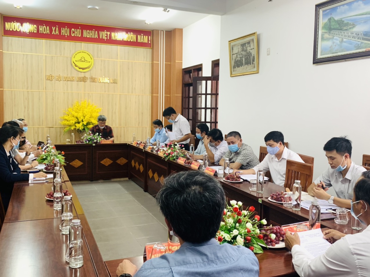 HIỆP HỘI DOANH NGHIỆP TỈNH QUẢNG NAM TỔ CHỨC TIẾP DOANH NGHIỆP ĐỊNH KỲ THÁNG 5 NĂM 2022